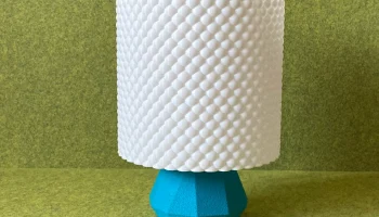 Настольная лампа Bubble Dot Boho с граненым ромбовидным о... 3