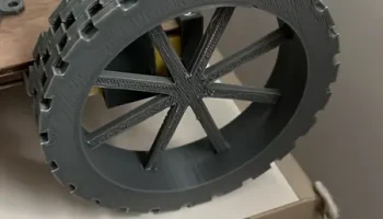 Rueda GRANDE para Motor 5V с редуктором 48:1 // BIGwheel ... 2