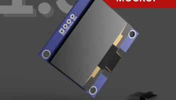 Макет 1,3-дюймового oled-модуля I2C.ver