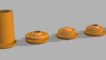 Поворотные проходы в панели для трубок из ПТФЭ диаметром ... 2