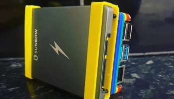 Чехол Pimoroni Pibow Coupe 4 с креплением SSD 2,5-дюймовы... 3
