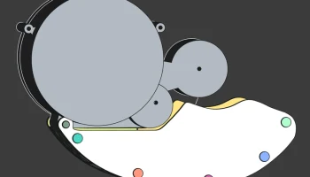 Корпус провода двигателя Bafang 5