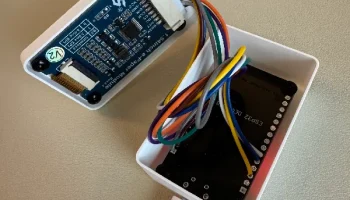 Дисплей Waveshare 1,54 дюйма + корпус ESP32........ 1