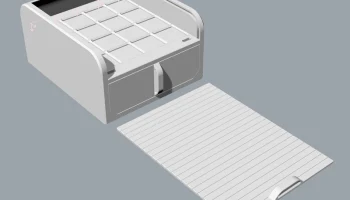 Тамбурная коробка Gridfinity с выдвижным ящиком 3