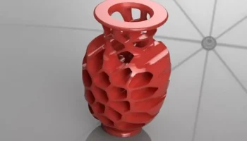 Горшок для растений и ваза для цветов Тип L2 Voronoi * Ит... 1