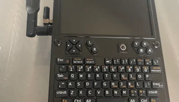 Задняя панель узла Meshtastic uConsole 2