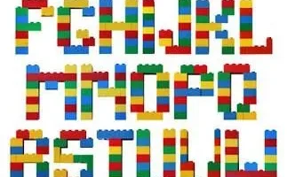 Красочные буквы и цифры в LEGO Design с MMU...... 6