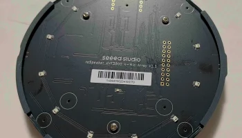 Корпус reSpeaker XVF3800 на 4 микрофона.