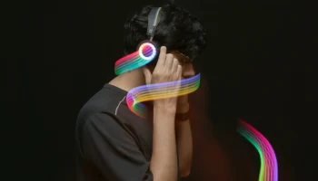 Светодиодные наушники NeoPixel 8