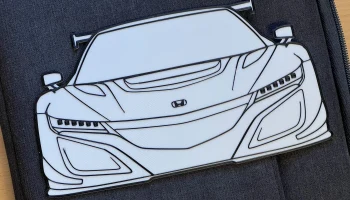 Honda NSX GT3 Evo - Настенное искусство 1