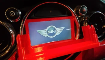 R53 Mini Cooper Phone Holder for computer screen 1