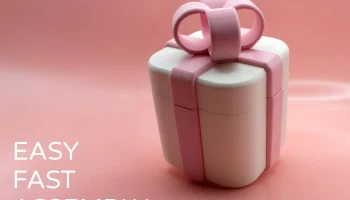 Простая подарочная коробка от Pork3D.com......