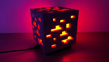 Лампа Minecraft Ore (WLED / ESP32 D1 Mini USB-C) 5