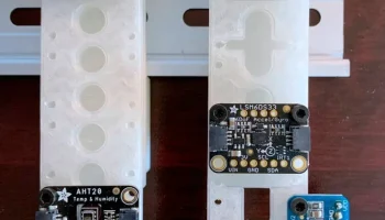 Крепление QuickStick для модулей Adafruit - DIN-рейка......
