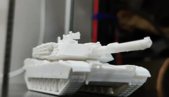Легкая печать 1:100 M1A1 Abrams 1