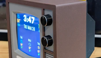 Ретро телевизор LVGL 80-х/90-х годов Guition 480x480....... 2