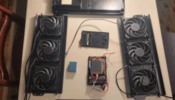 ESP32 Автоматический очиститель воздуха HVAC 16x25 дюймов.. 4