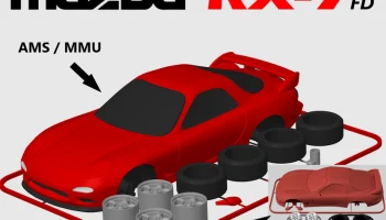 Карта комплекта Mazda RX-7 (FD3S) (масштаб 1:24)