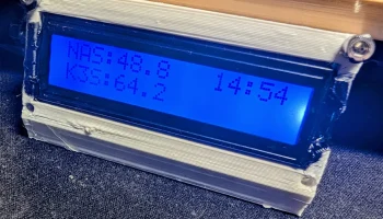 Крепление для мониторинга данных для дисплея Arduino и I2...