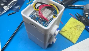 Коробка для счетчика воды yf-s402b DN6 и ESP32-WROOM32 D1.. 1