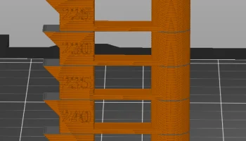 Тепловая башня для PETG Тепловая башня для PETG