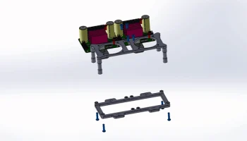 BTT TMC 5160T Plus основание с двойным DIN 2