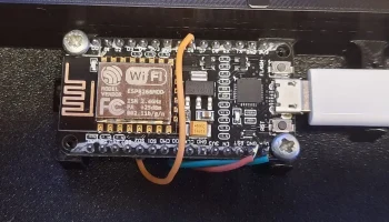 Часы IKEA Ribba WordClock 23х23см ESP8266 WS2812B 6