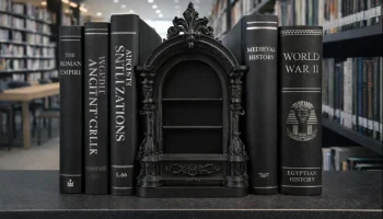 Готическая мини-книжная полка Декор книжной полки в викто...