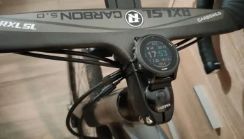 Шоссейный велосипед с карбоновым рулем Mont GARMIN Foreru...
