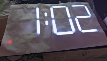 7 Segment Display Segment Arduino GPS clock project 5