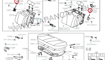 Кнопочный Toyota Corolla 8 (e11*) 1
