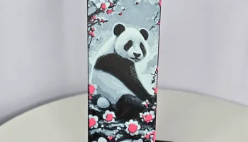 Закладка Pink Panda, напечатанная на 3D-принтере - многоц... 3