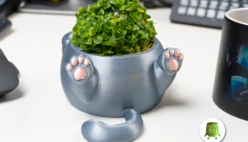 Массивный горшок для растений для кошек... 1