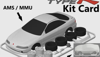 Карта комплекта Honda Integra Type R (DC2 JDM)