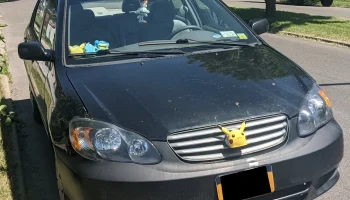Эмблема решетки радиатора Toyota Corolla 2004 г. (пустая,... 3