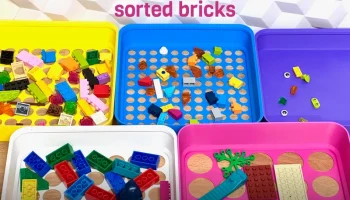 Lego Sorting Tray (штабелируемый компактный органайзер из... 5