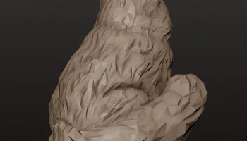 Персидская кошка-принцесса Пончик Low Poly / Dungeon Craw... 5