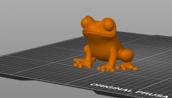 Baby Frog Clay персонаж каваи 3D модель 1