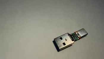 Переходник USB-A "папа" на "папа" USB-C 7