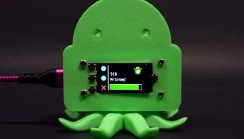 Контроллер CircuitPython OctoPrint и корпус монитора.......