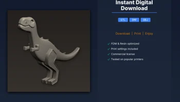 Настенный крючок в форме динозавра, дизайн T-Rex, для рюк... 1