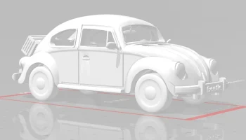 VW Beetle с двигателем 1:45, автор Эд ван дер Хейден. 3