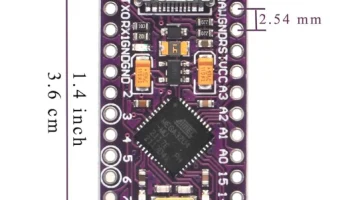 Крепление микрозажимом Arduino Pro 1