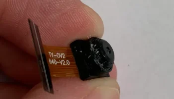 Взлом объектива модуля ESP32-Cam 4