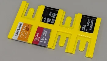 Тонкий органайзер для карт Micro SD Тонкий органайзер для карт Micro SD