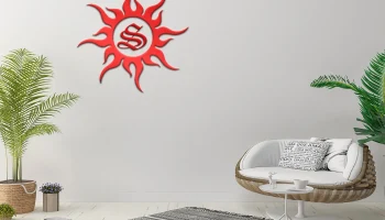 Декор стен в стиле Sun Tribal