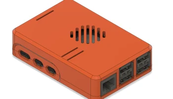 Чехол для Raspberry Pi 5 (защелкивается) 6