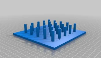 Основание светодиодного куба 5x5x5 2