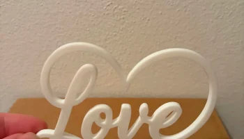 Love Heart Wall Art - Модель для 3D-печати