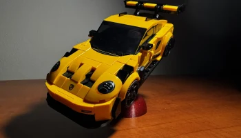 НОВЫЙ дизайн поршня - стенд Lego Porsche GT3 RS...... 2